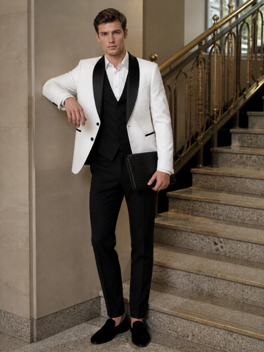 Dolce gabbana black tuxedo velvet slippers