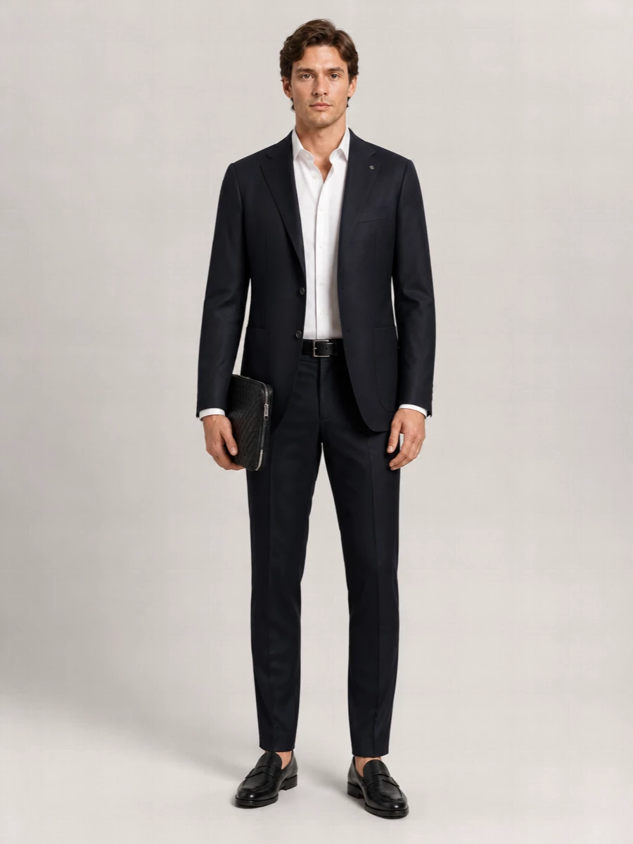 Pt Torino Virgin Wool Chino Trousers