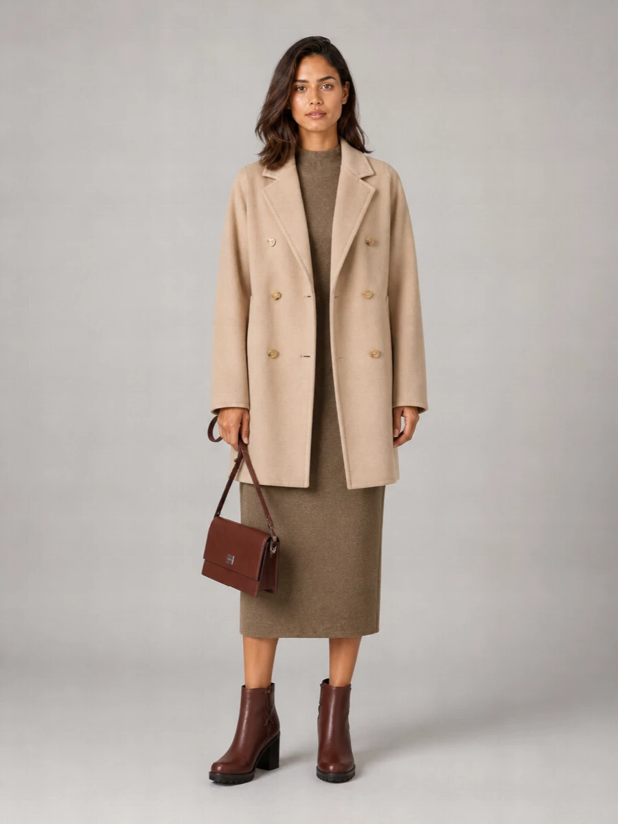 Max Mara Cashmere Double-Breasted Coat