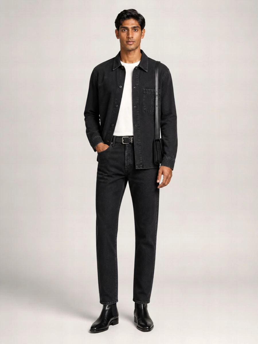 Saint Laurent Denim Overshirt