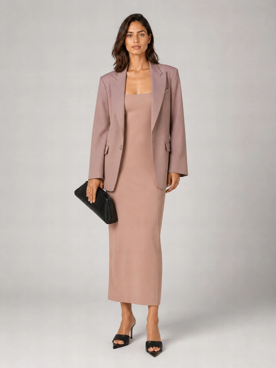 The Attico Single-Breasted Virgin Wool Blazer