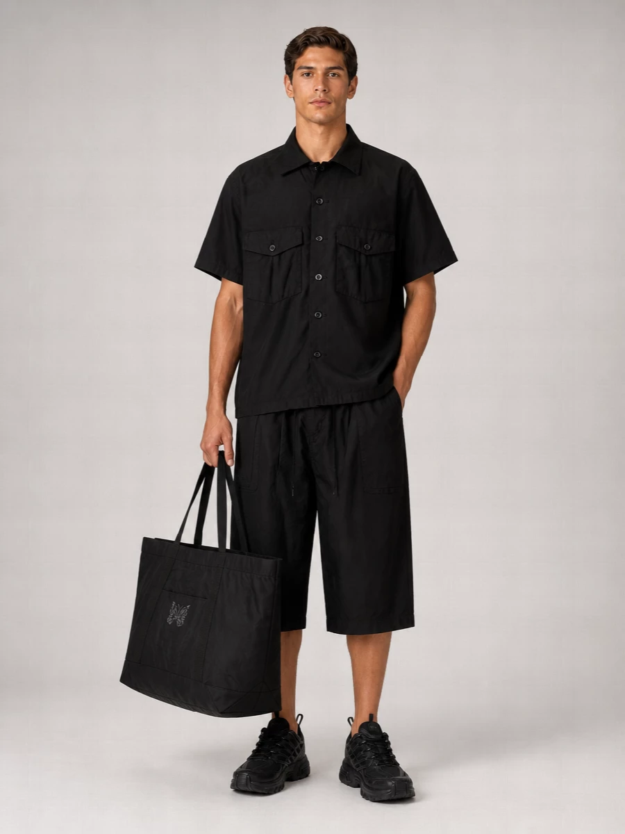 Needles Nylon Tool Tote Large Shoulder Bag