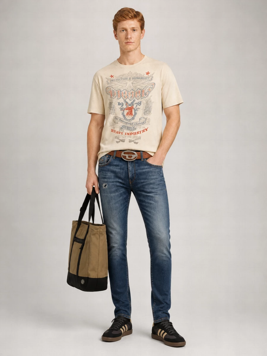 Diesel Leather Belt