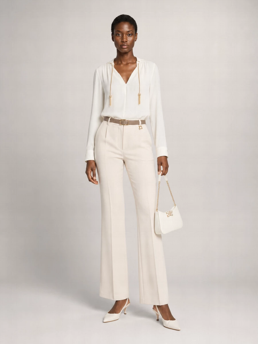 Elisabetta Franchi Flared Trousers