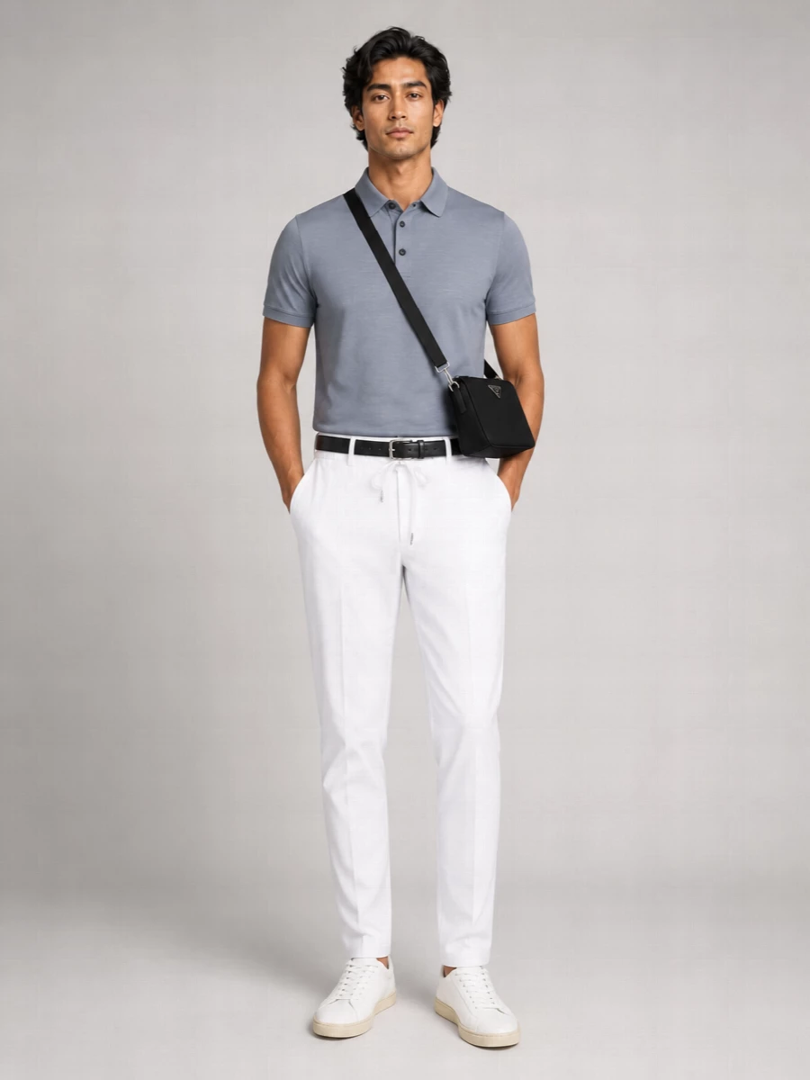 Giorgio Armani Linen Wide Leg Trousers