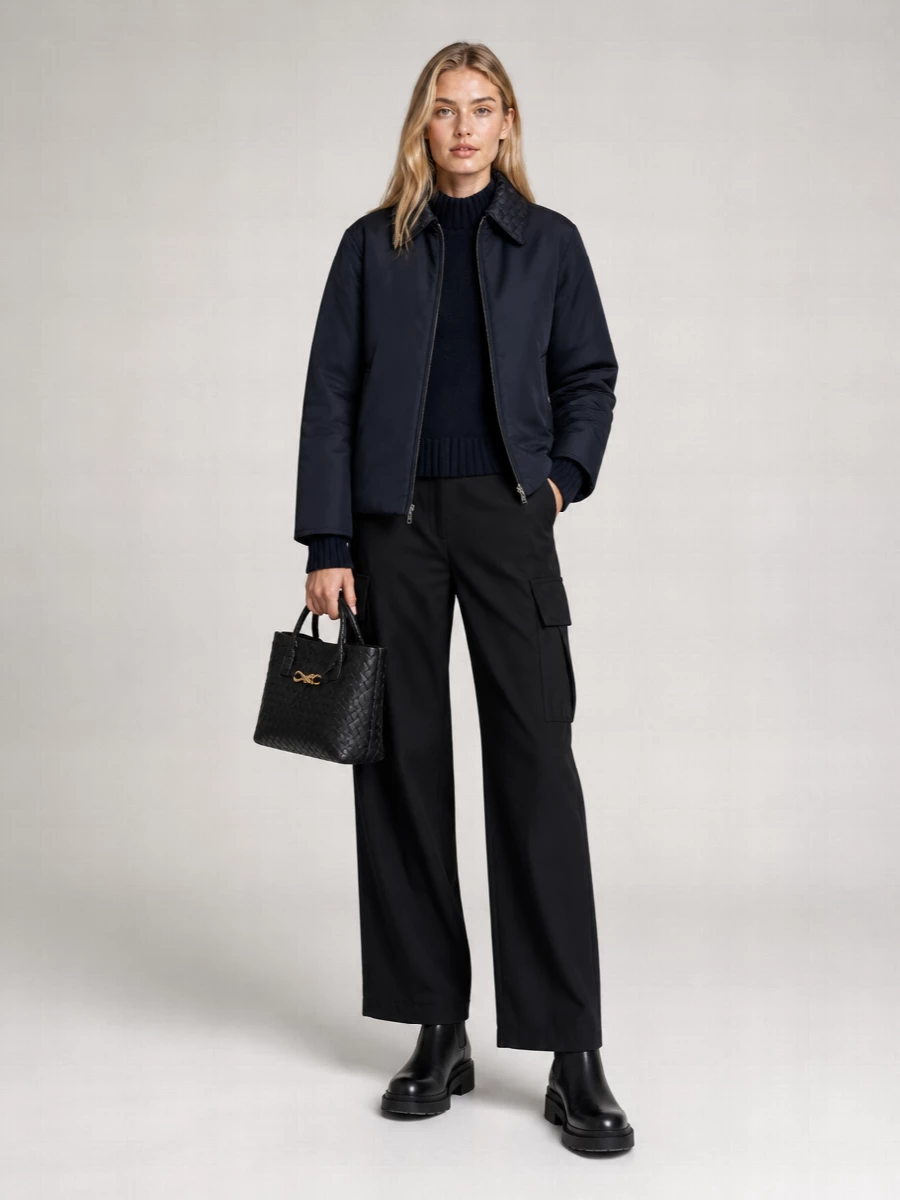 Bottega Veneta Andiamo Small Leather Tote Bag