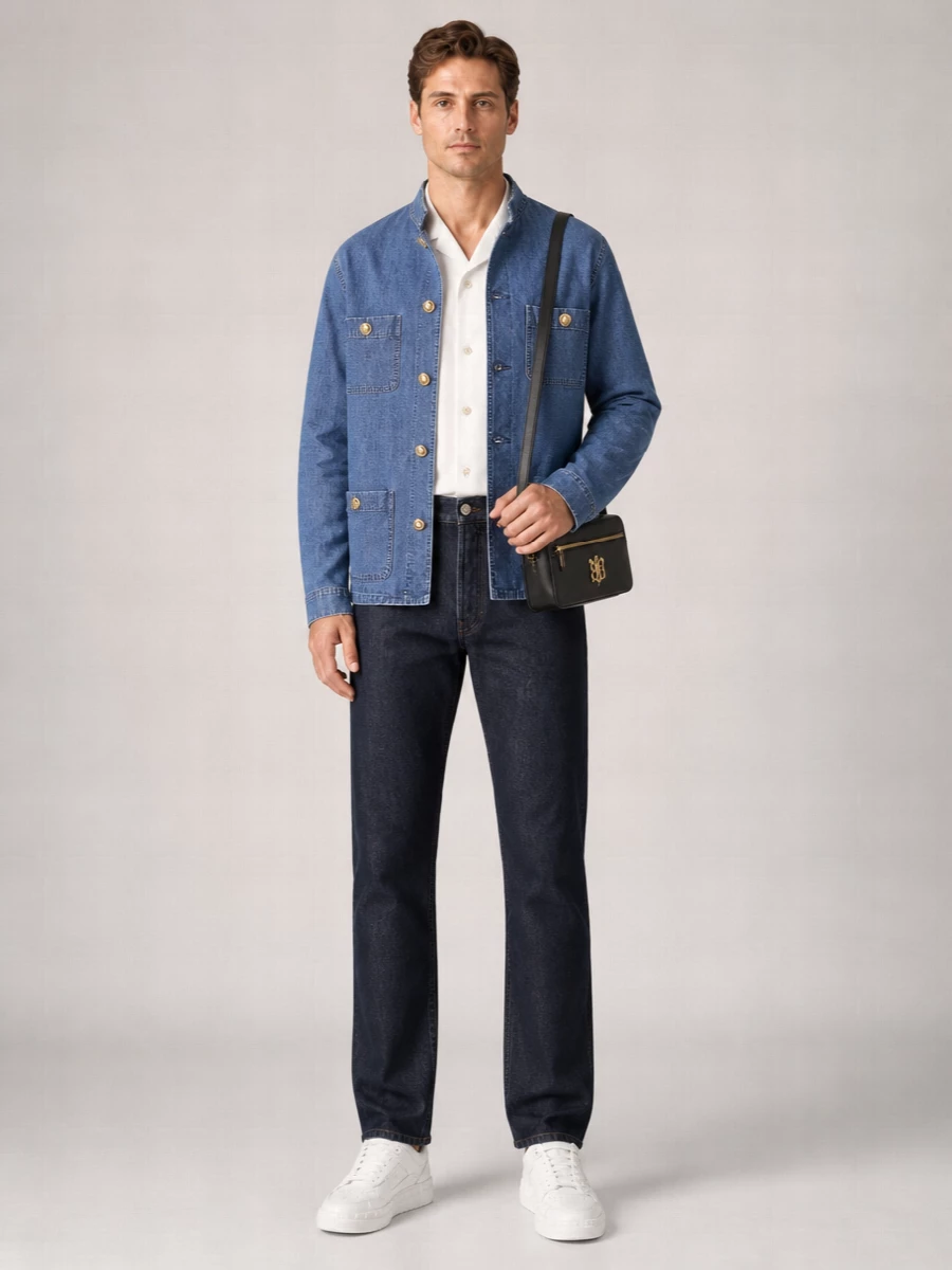Valentino Denim Sahariana Jacket