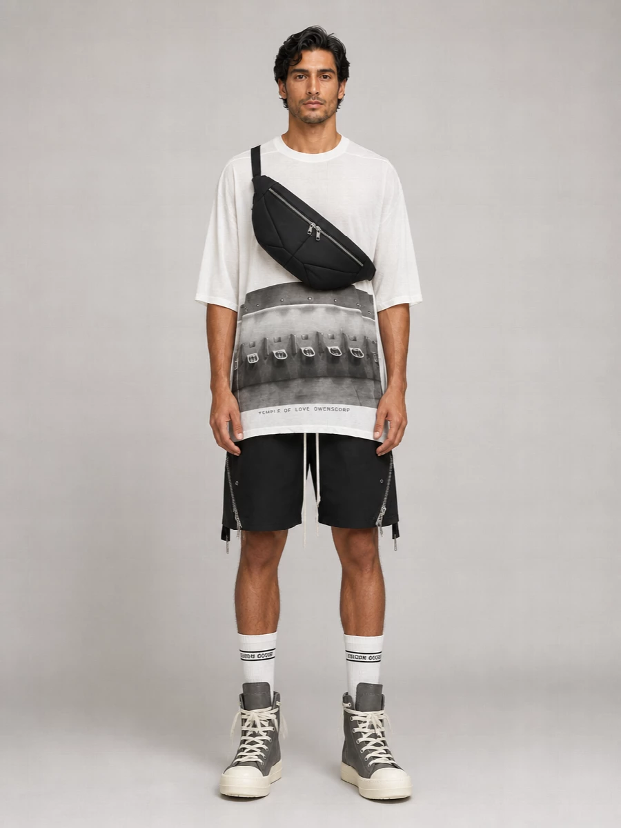 Rick Owens Quilted Belt Bag
