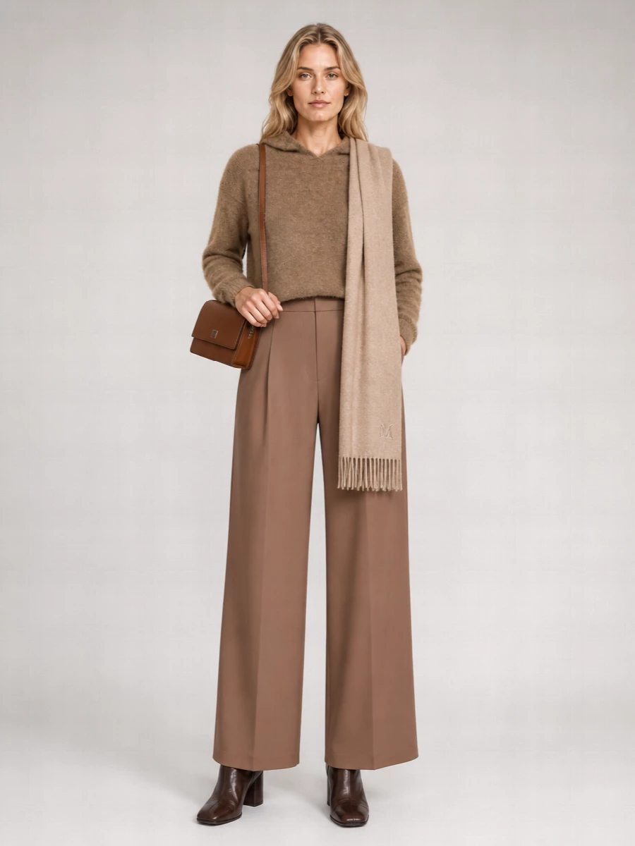 S Max Mara Mohair Hooded Sweater