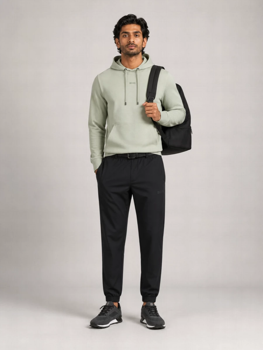 Boss Cotton Oversized Hoodie