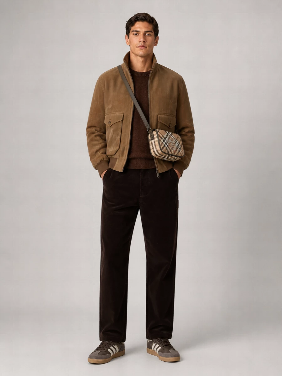 Baracuta waxed cotton single breasted jacket