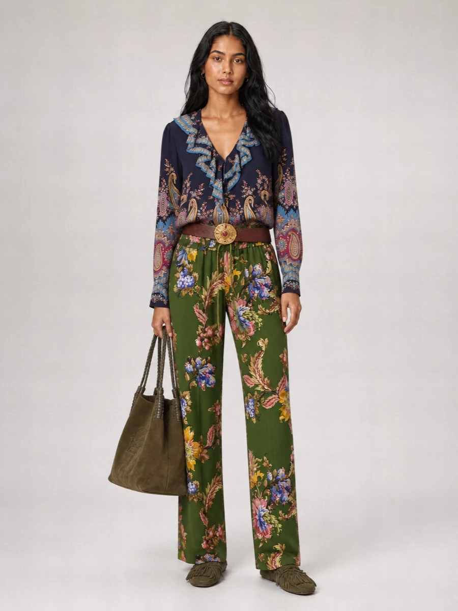 Etro Leather Tote Bag