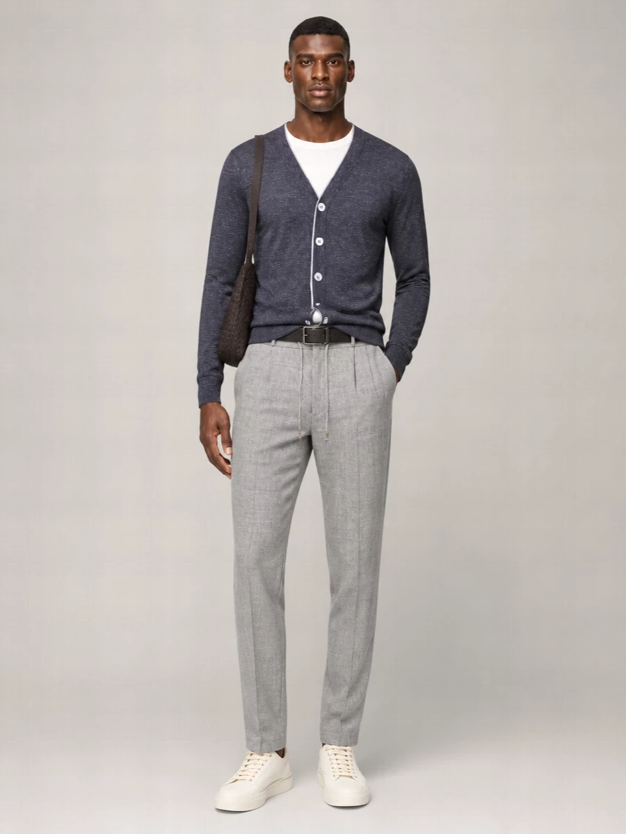 Brunello Cucinelli Cashmere Silk V-Neck Cardigan