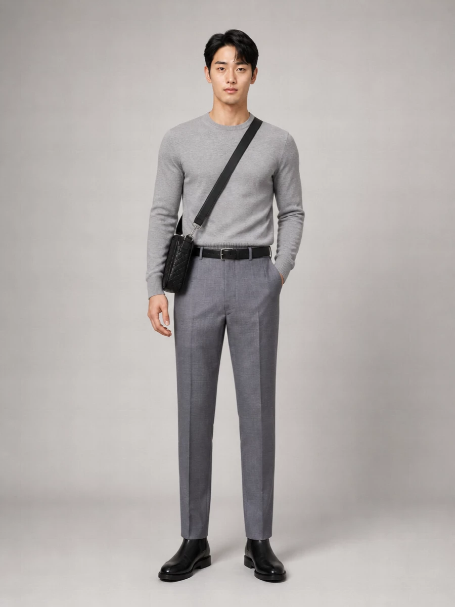 Thom Browne Wool Crewneck Jumper
