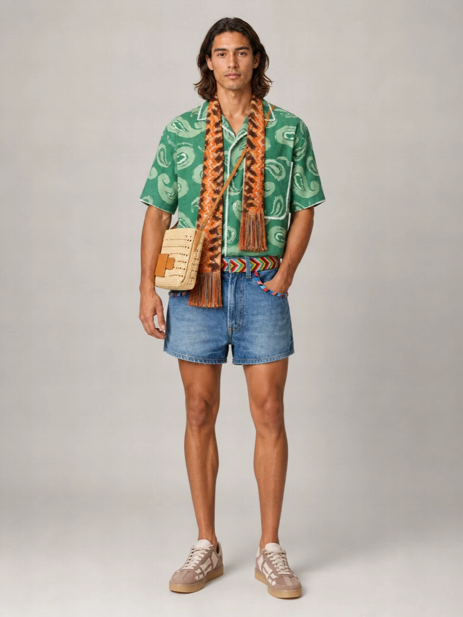 Alanui Denim Shorts