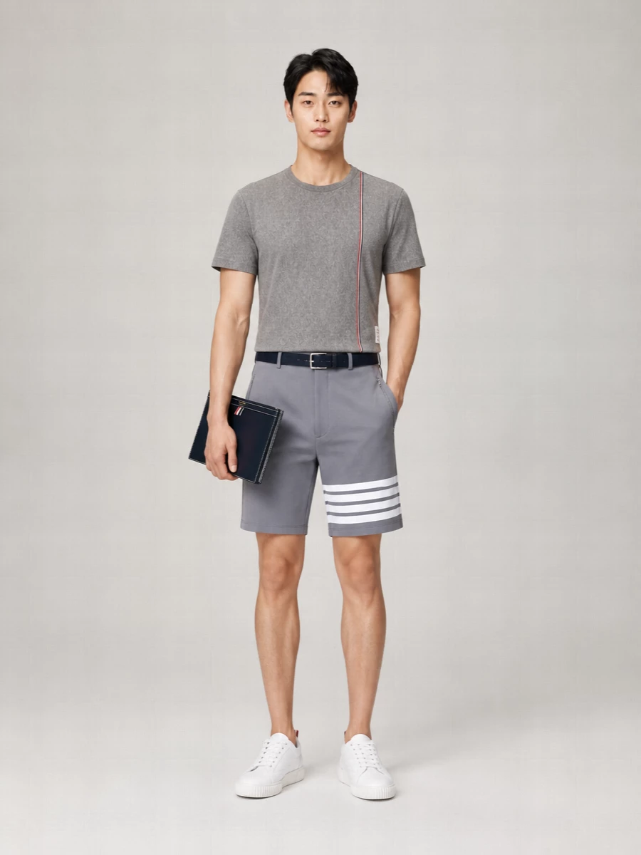 Thom Browne Cotton Short-Sleeve T-Shirt