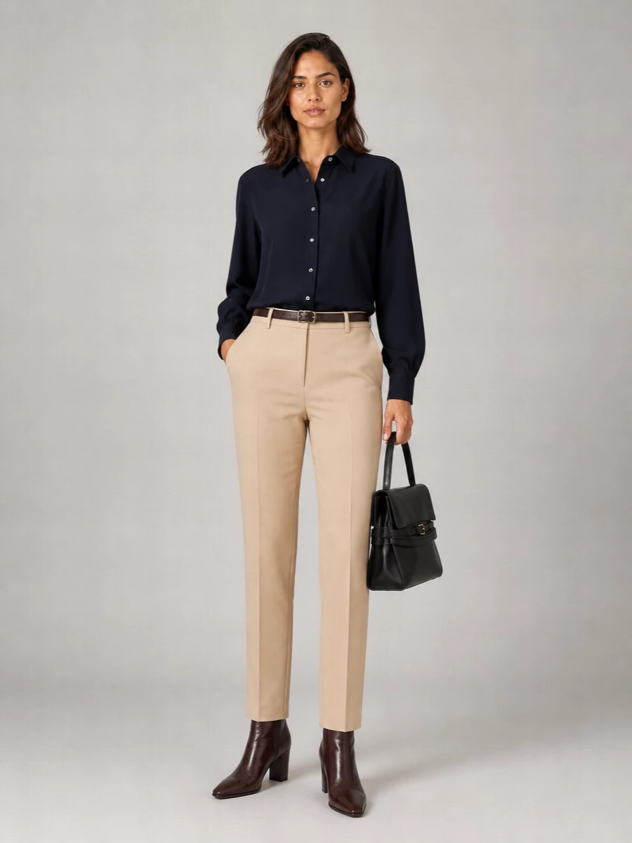 Moschino wool slim-fit trousers
