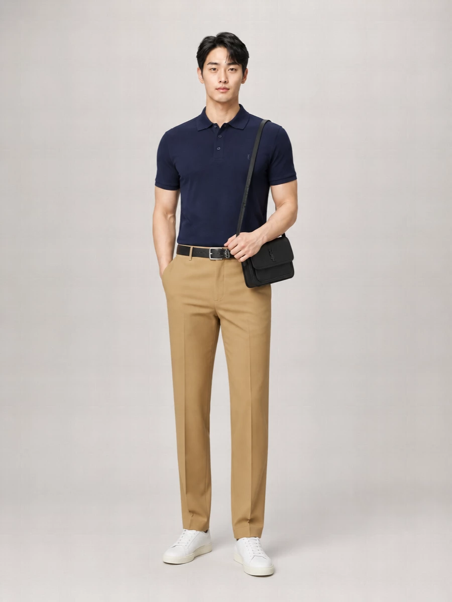 Saint Laurent Piqué Regular-Fit Polo Shirt