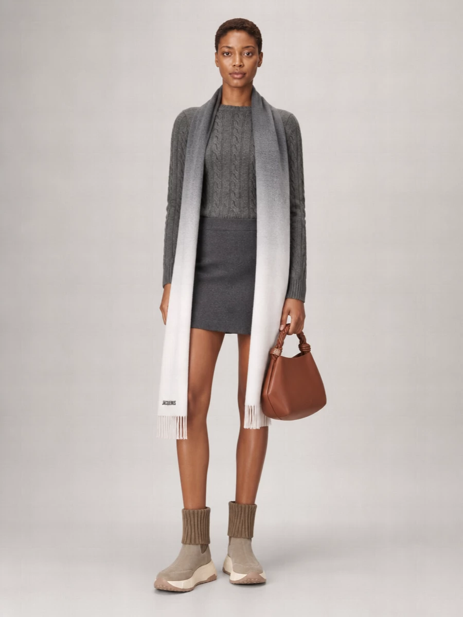 Hogan Suede Ribbed-Knit Ankle Boots