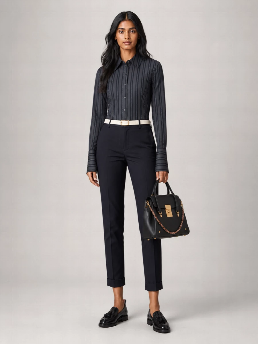 Tory Burch Striped Cotton Shirt