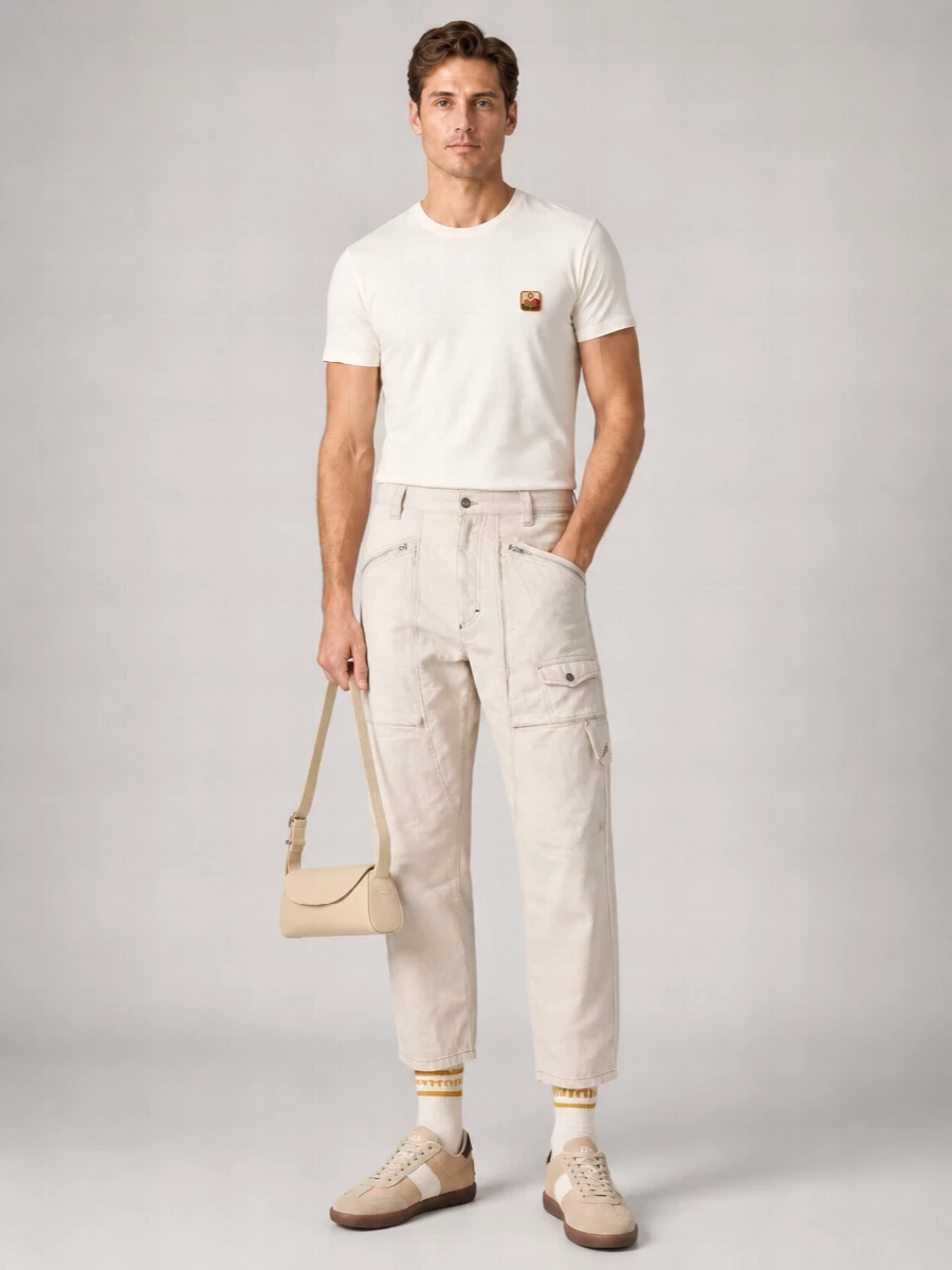 Isabel Marant Cotton Hugo Logo-Embroidered T-Shirt