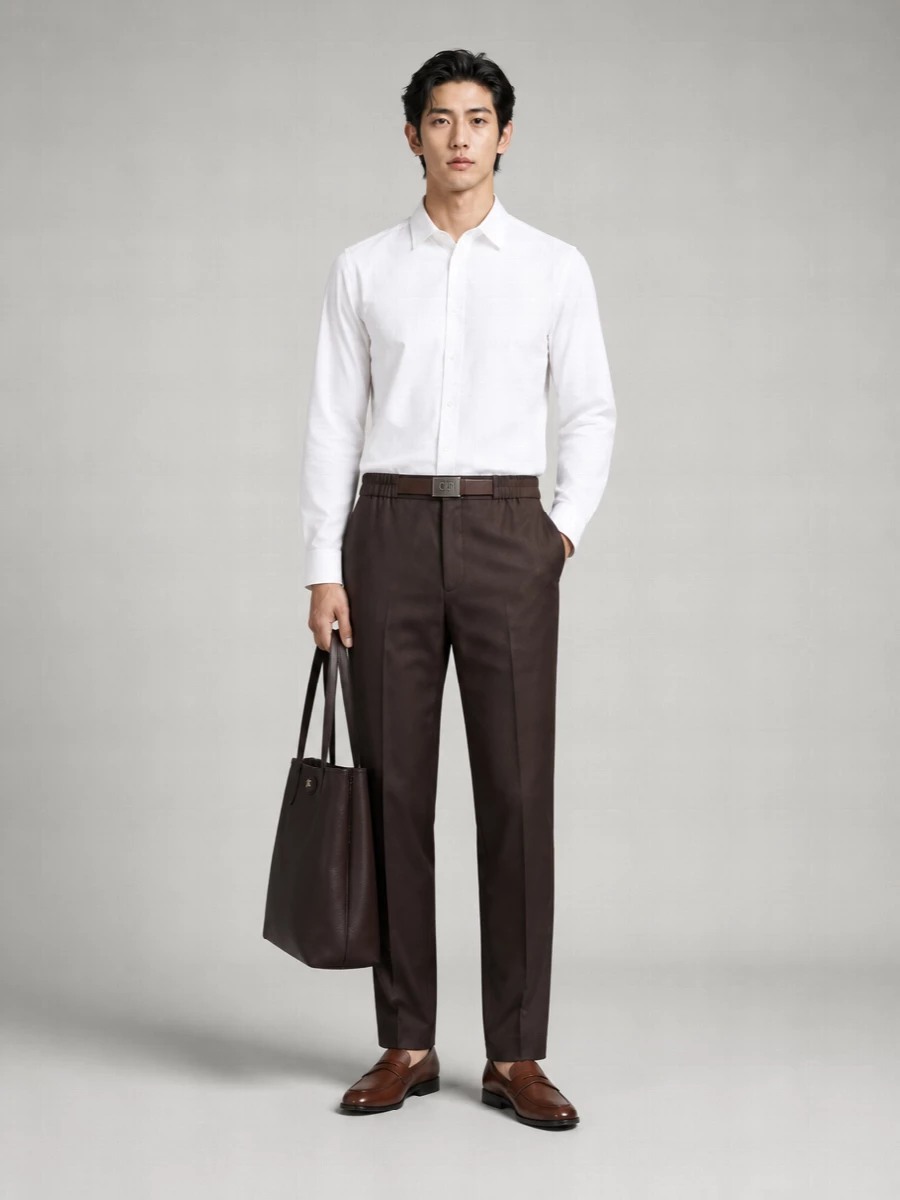 Paul Smith Wool Straight-Leg Trousers