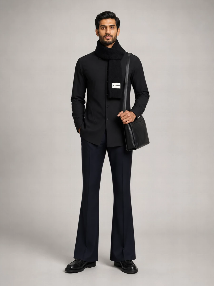 Jil Sander Leather Loafers