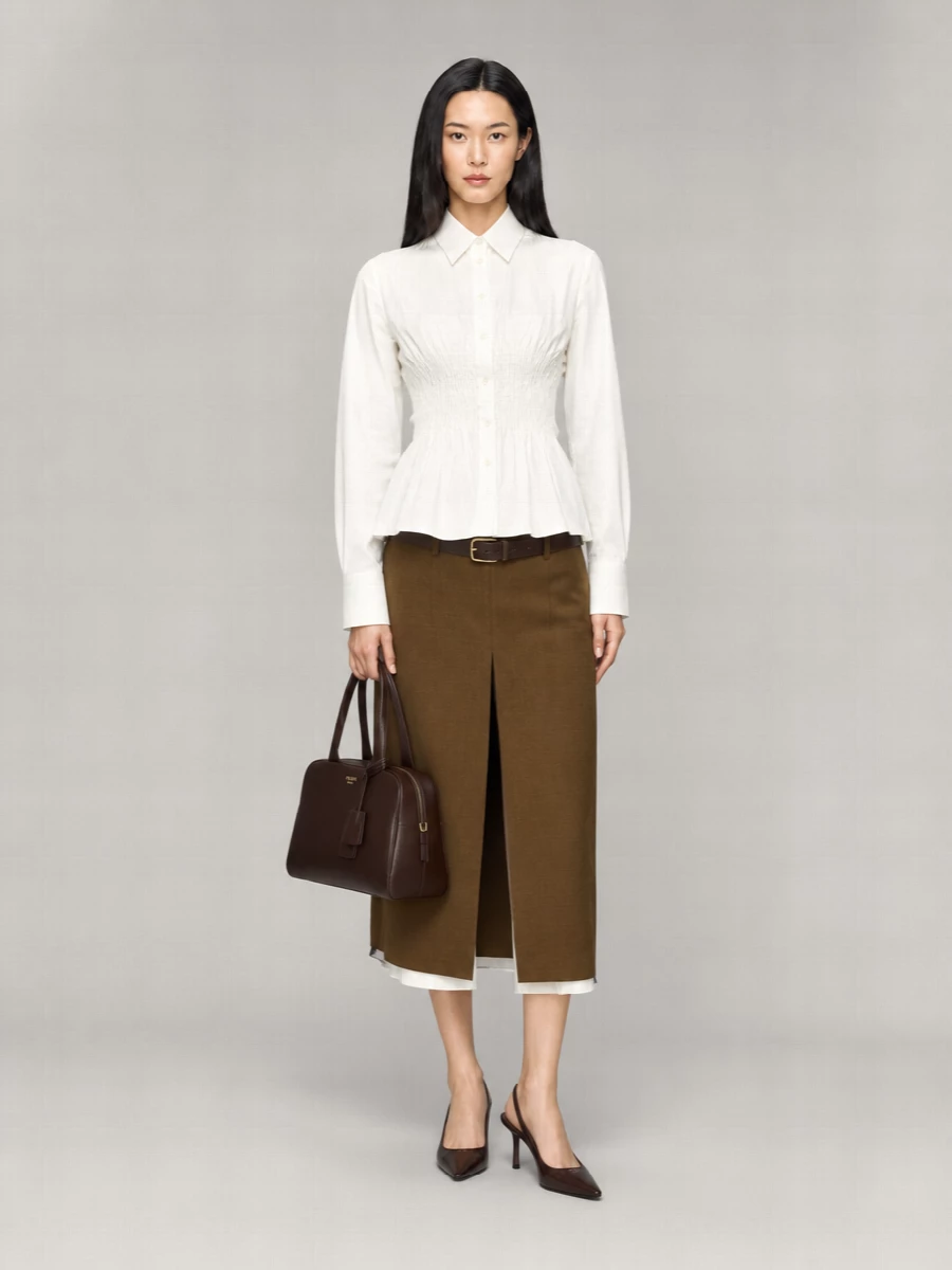 Prada Virgin Wool Skirt