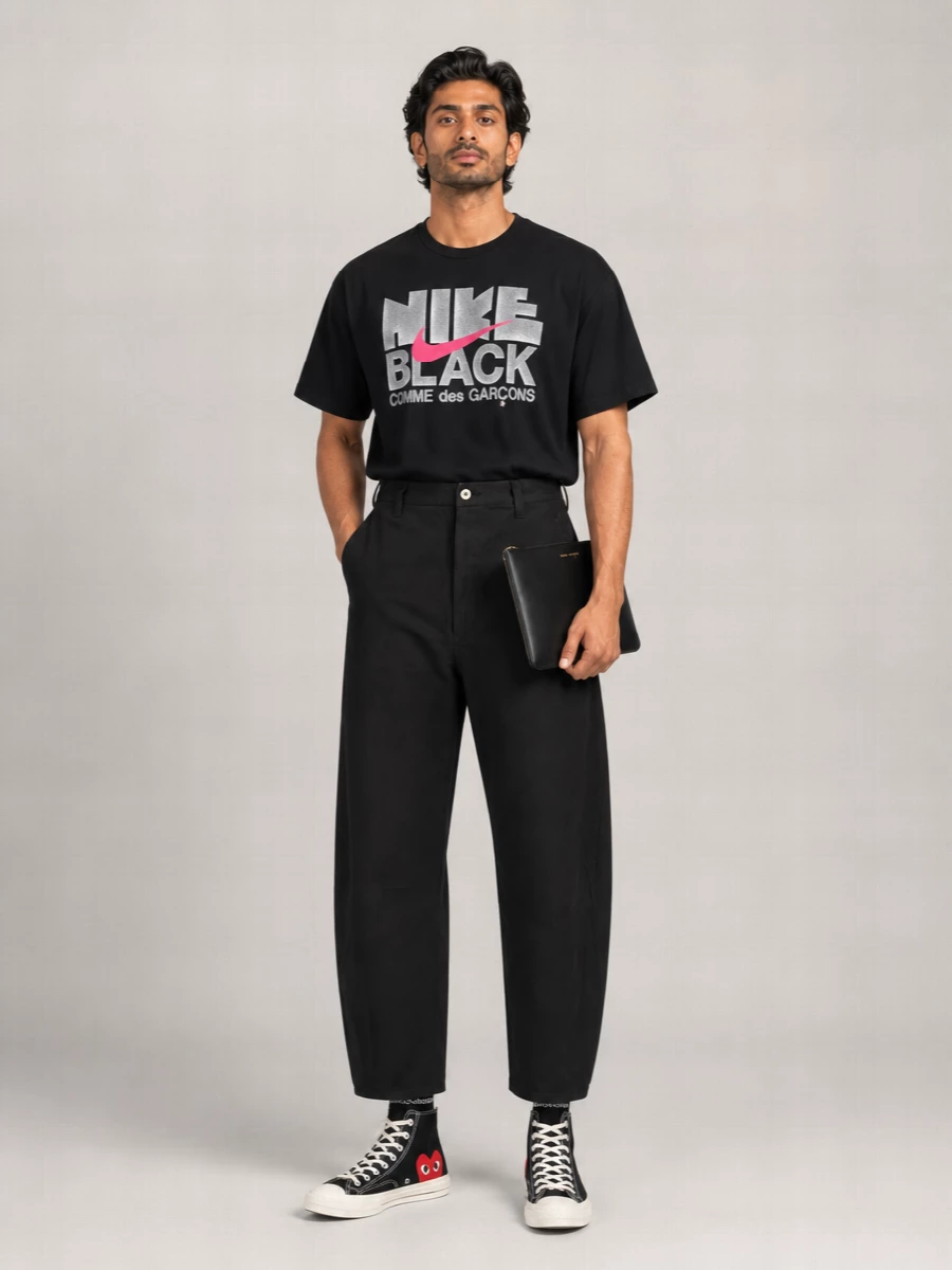Comme des Garçons printed cotton short-sleeve t-shirt