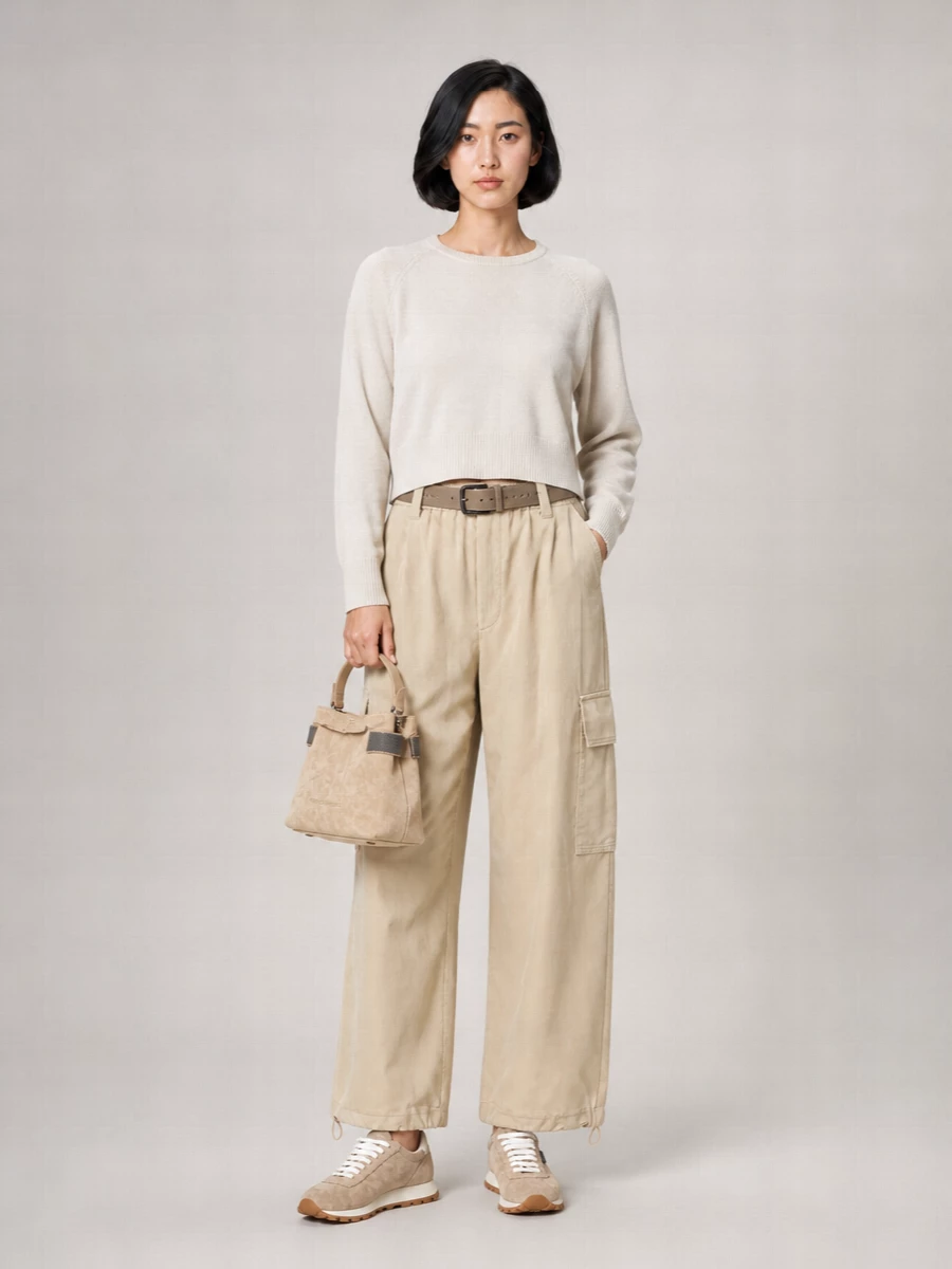 Brunello Cucinelli Monili Suede Bucket Bag
