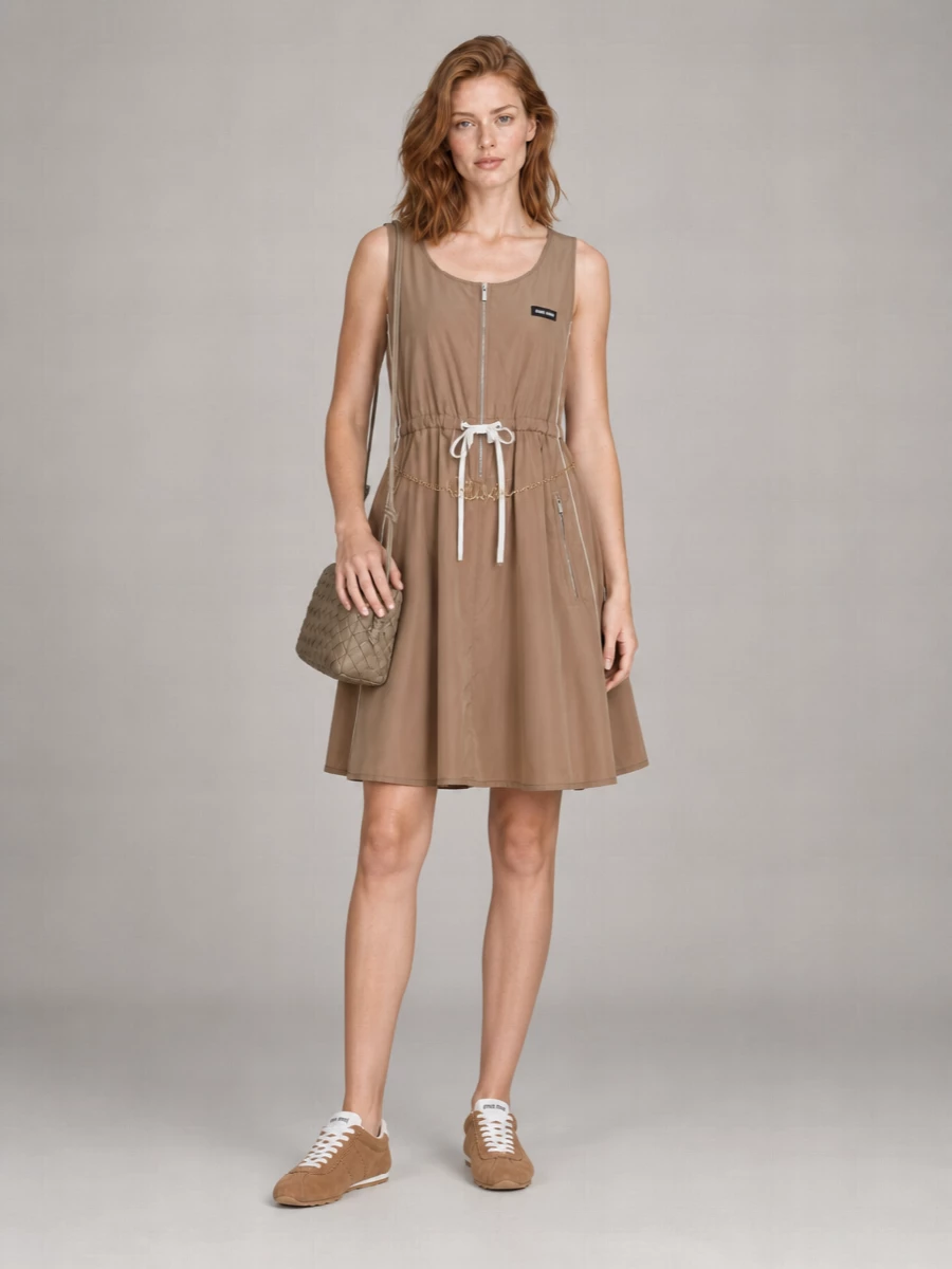 Miu Miu Silk Midi Dress