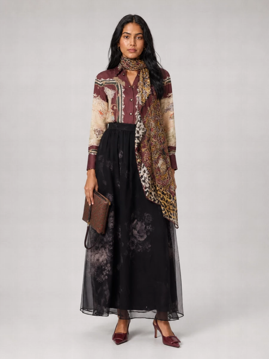 Zimmermann Silk Printed Relaxed-Fit Shirt