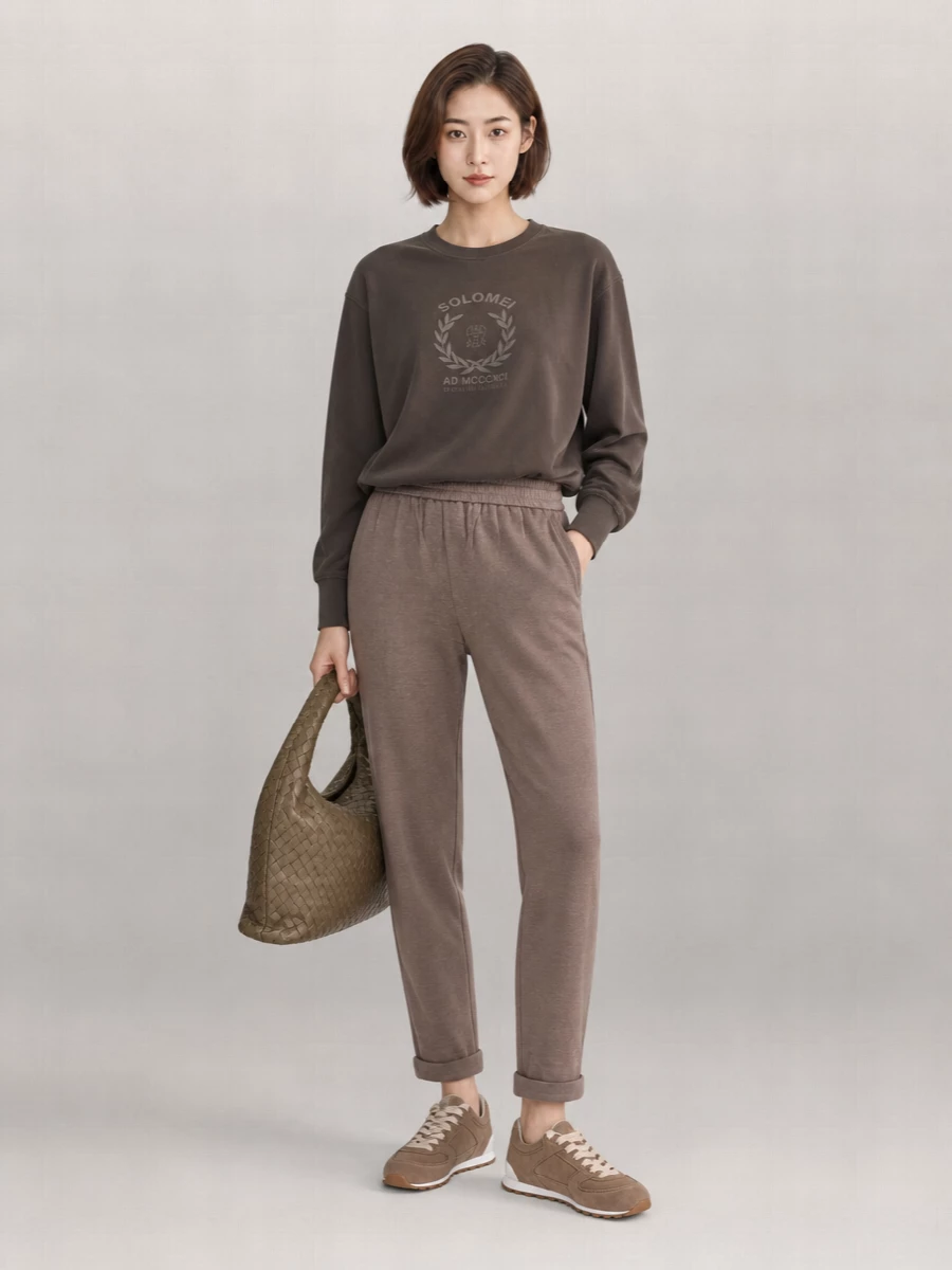 Brunello Cucinelli Silk Straight-Leg Track Pants