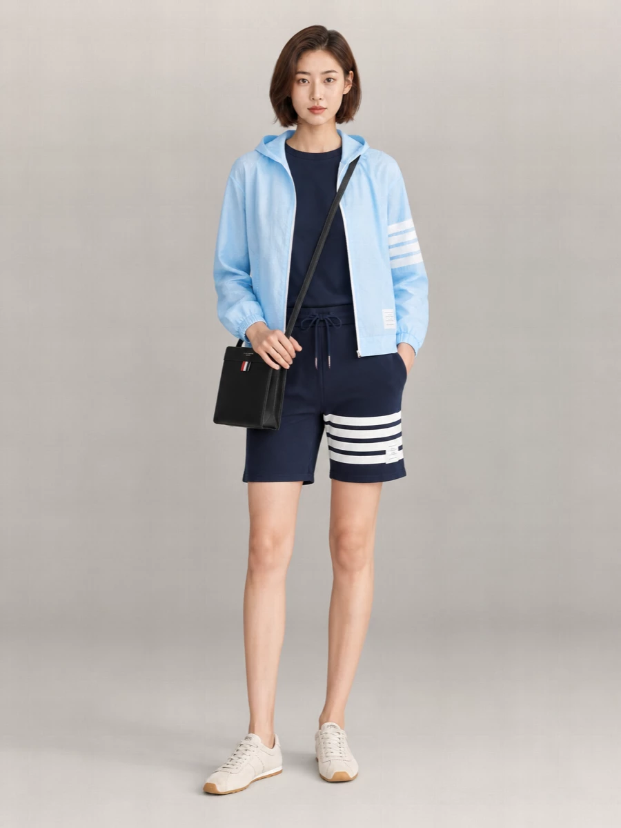 Thom Browne Ripstop Hooded Bomber Jacket