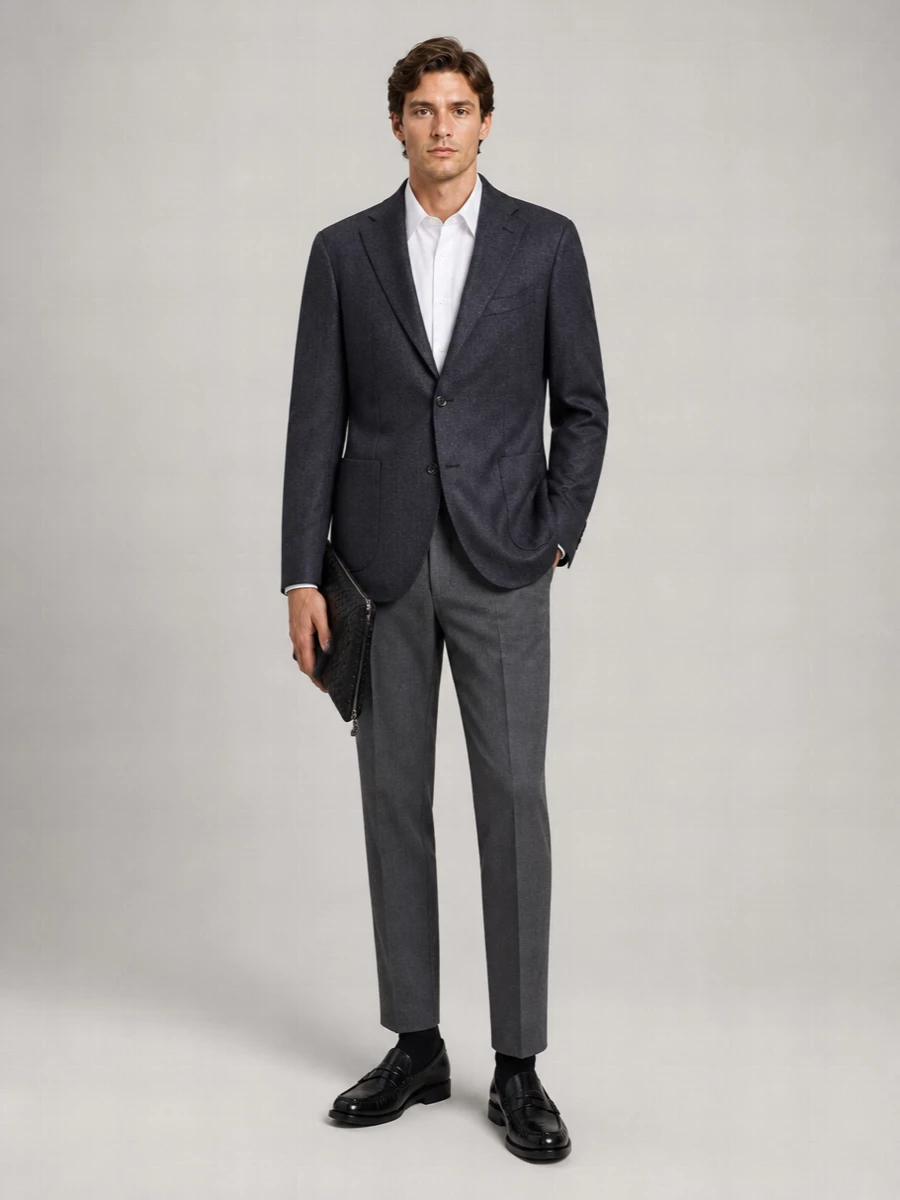 Boglioli Virgin Wool Single-Breasted Jacket