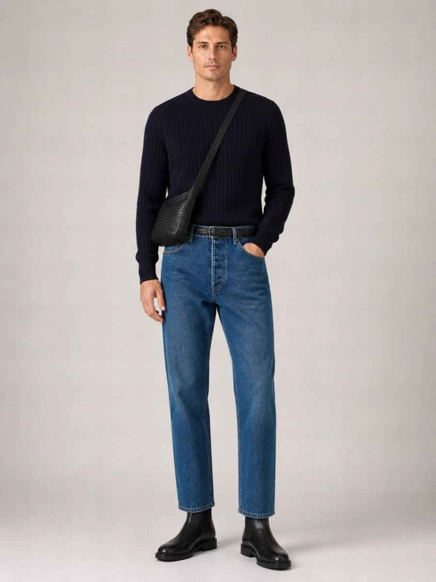 Bottega Veneta Leather Braided Belt