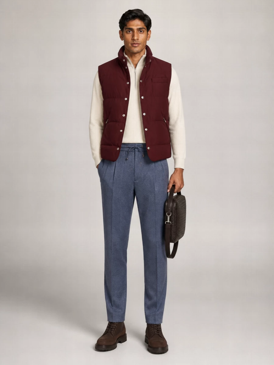 Brunello Cucinelli Padded Hooded Sleeveless Gilet