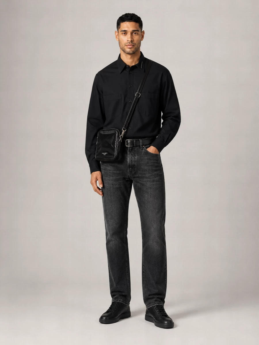 Dolce&Gabbana Leather Logo Buckle Belt
