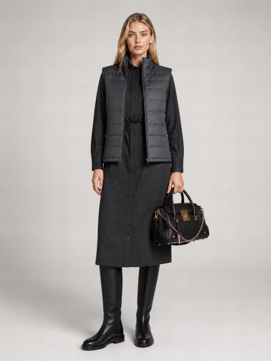 Thom Browne Down Zip Gilet