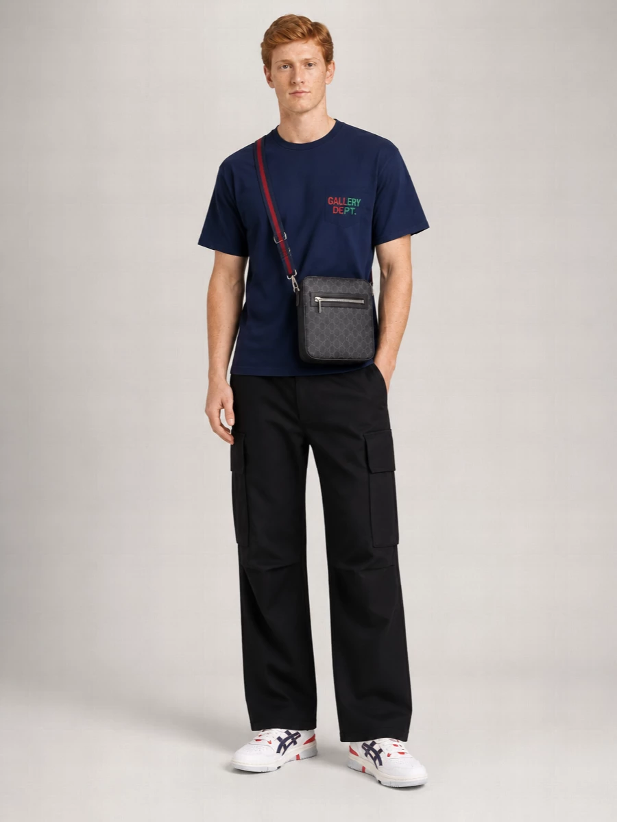 Gucci Canvas Shoulder Bag