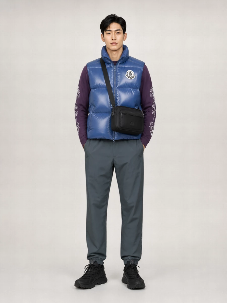Moncler Quilted Sleeveless Puffer Vest