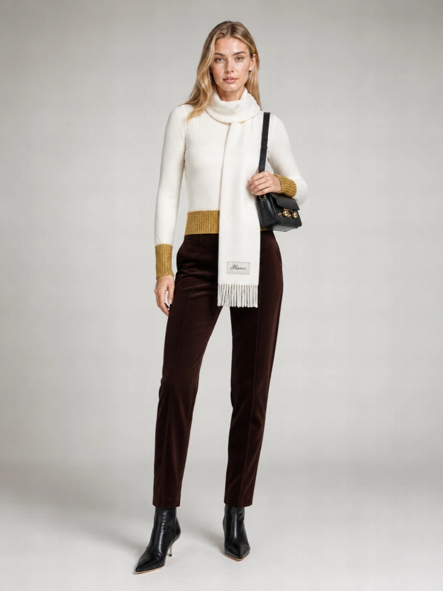 Marni Ribbed Virgin Wool Crew Neck Jumper
