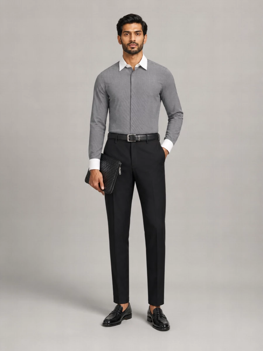 Tom Ford Silk Graphic Print Shirt