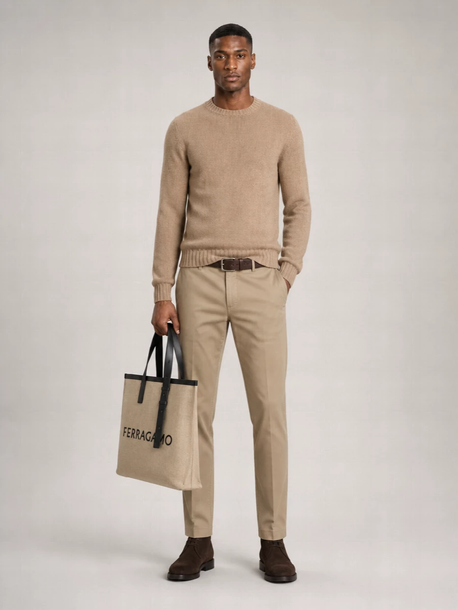 Pt Torino Cashmere Blend Chinos