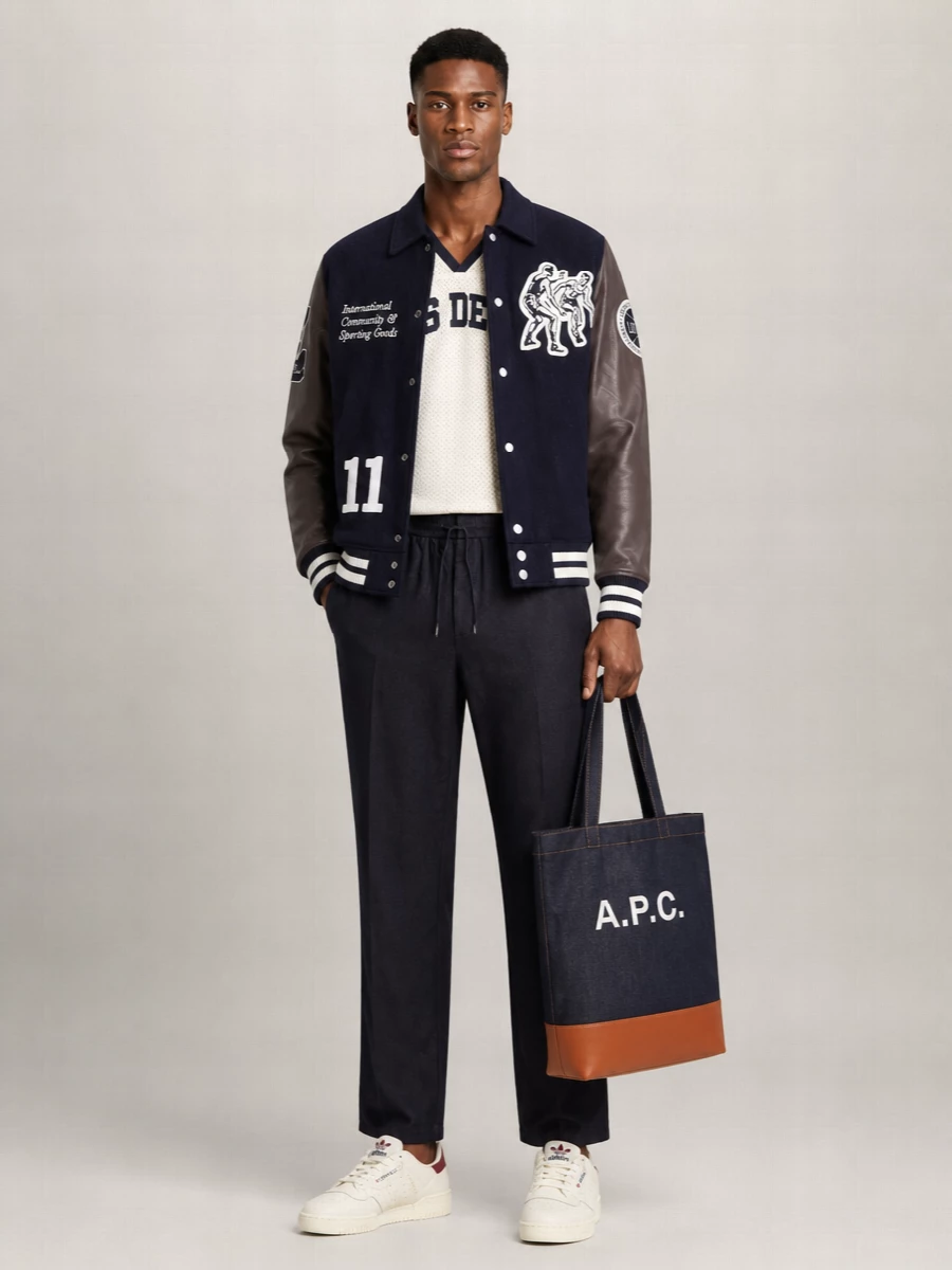 Les Deux Wool Single-Breasted Jacket