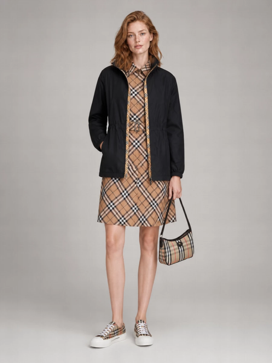 Burberry Vintage Check Low-Top Sneakers