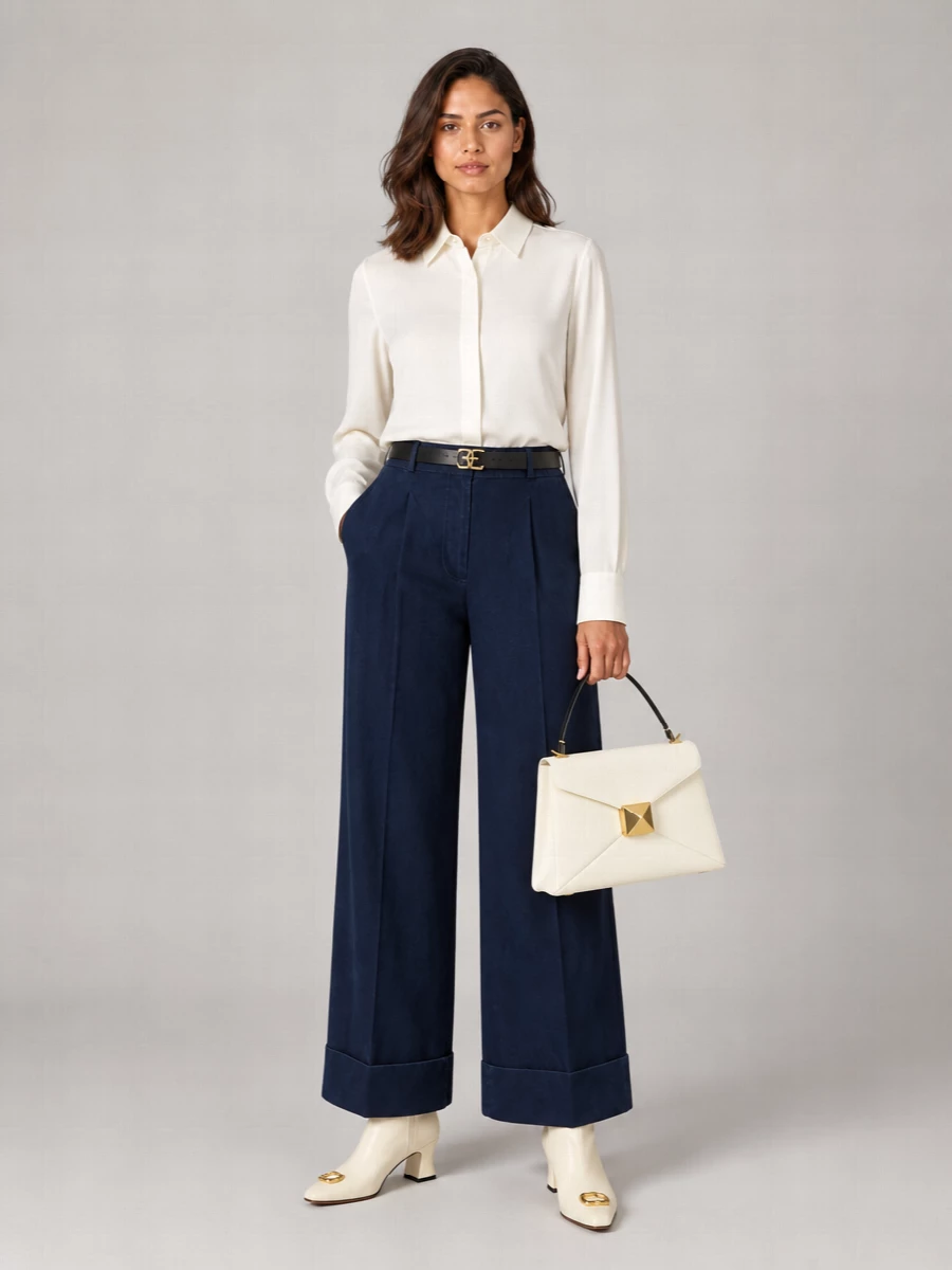 Valentino Garavani Leather Reversible Belt