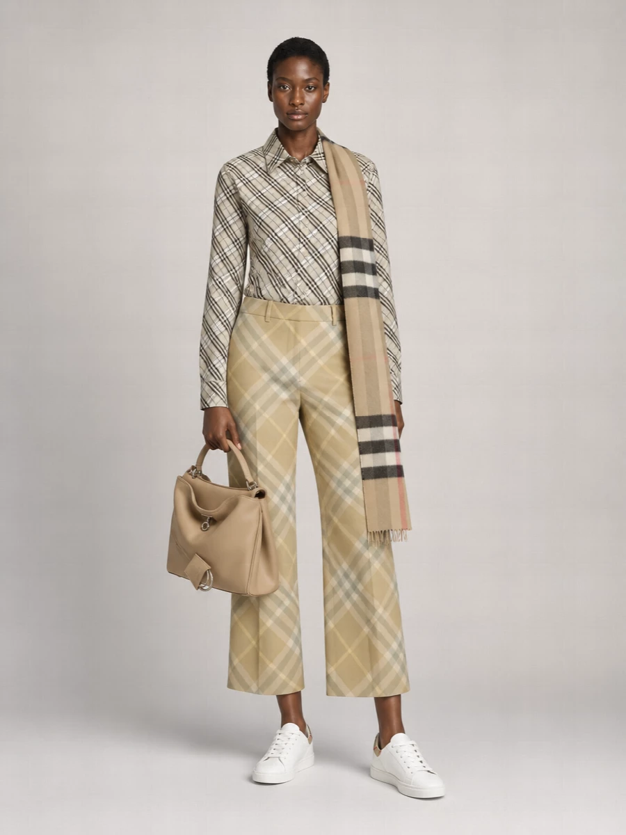Burberry Embroidered Cotton Shirt
