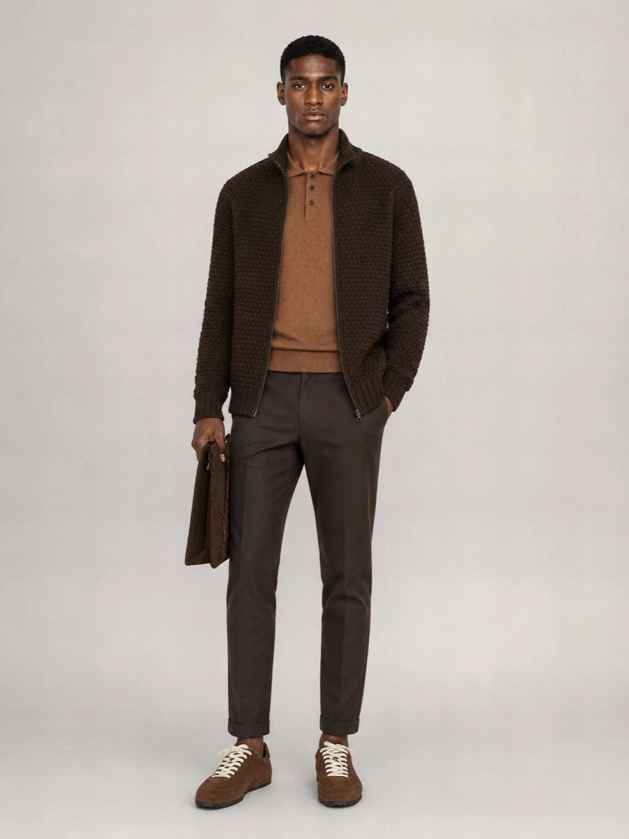 Beams Plus Wool Zip Jacket