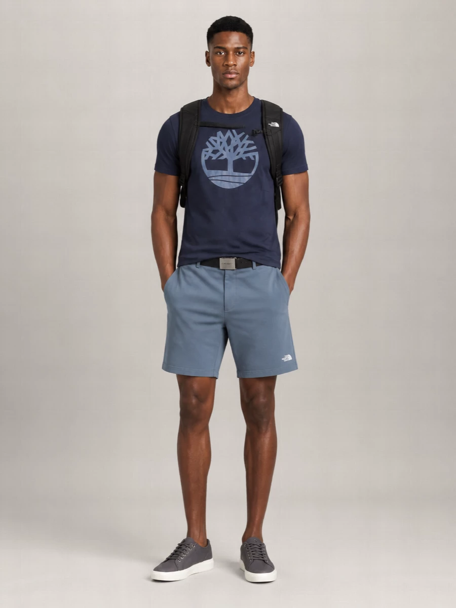 Timberland Logo Print Cotton T-Shirt